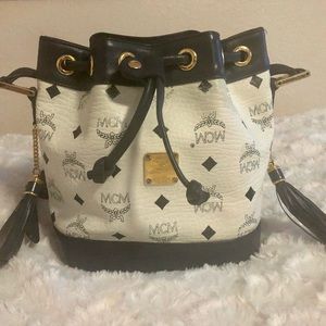 Authentic MCM bucket bag
